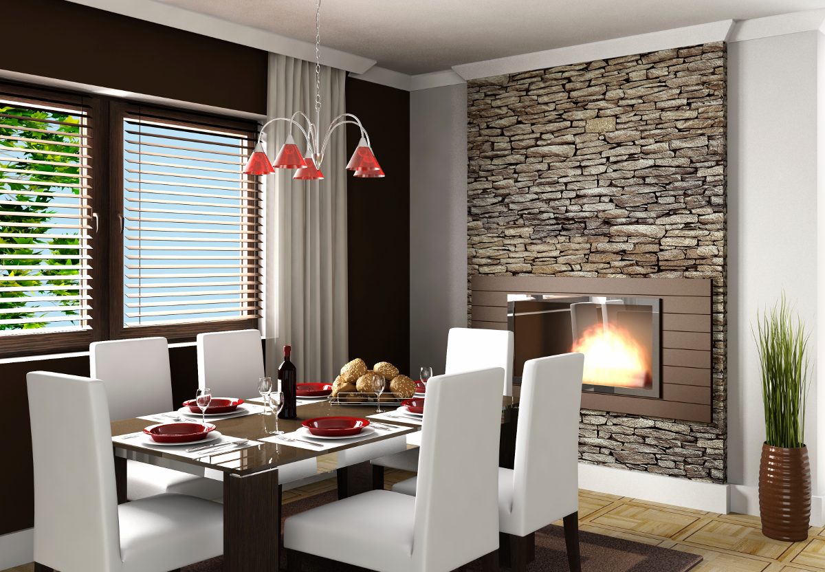 Venetain Blinds - Combination of timber venetians and curtains for a stunning finish - Venluree
